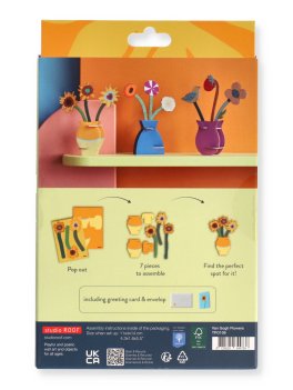 Biglietto Pop-Up con Bouquet di Fiori 3D - Girasoli di Van Gogh — Libro - 4