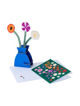 Biglietto Pop-Up con Bouquet di Fiori 3D - Klimt Flowers — Libro - 2