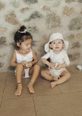 Bikini Bimba UV50+ - Flower Cream - 4