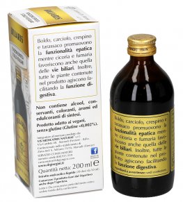 Biliaris - Integratore di Boldo, Carciofo, Crespino e Tarassaco - Estratto Analcolico Liquido - 2
