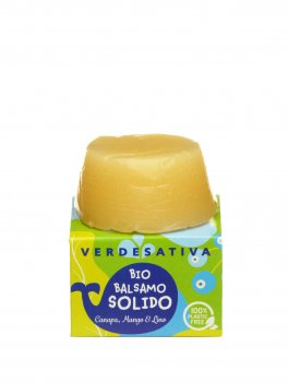 Bio Balsamo Solido - Canapa, Mango e Lino - 1