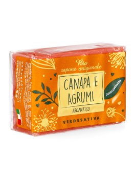 Bio Sapone Artigianale Canapa e Agrumi - 1