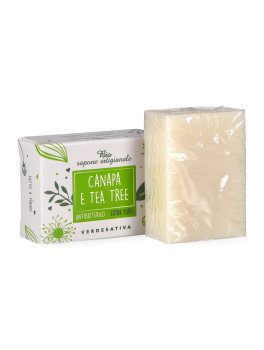 Bio Sapone Artigianale Canapa e Tea Tree - Extra Forte - 2