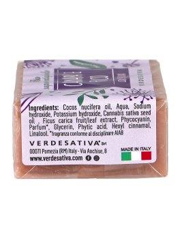 Bio Sapone Artigianale Canapa, Fico e Spirulina - 2