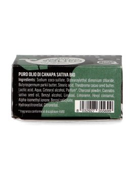Bio Shampoo Solido Capelli Grassi - Canapa e Carbone Attivo - 4