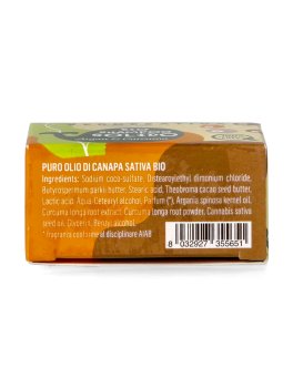 Bio Shampoo Solido Stimolante - Canapa, Argan e Curcuma - 4