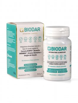 Biodar - Integratore di curcuma BCM95®, Boswellia, Bromelina e Spirea Ulmaria in Compresse - 1