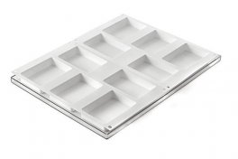 Bisco Double - Set 2 Stampi in Silicone per 10 gelati - 1