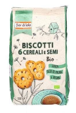 Biscotti 6 Cereali e Semi Bio - 1