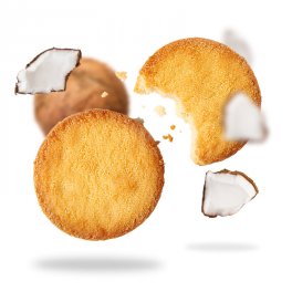 Biscotti al Cocco con Farina Tipo 2 - Senza Zucchero - 2