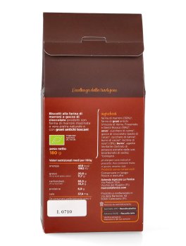 Biscotti alla Farina di Marroni con Gocce di Cioccolato Bio - 2