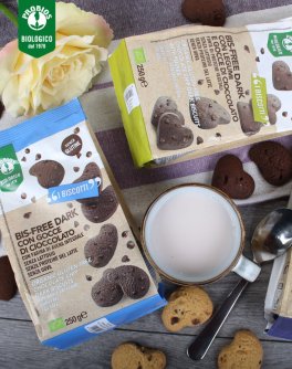 Biscotti Bis-free Dark con Gocce di Cioccolato Bio - 4