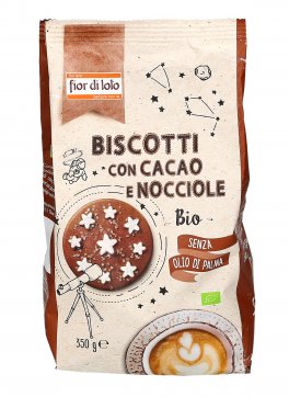 Biscotti con Cacao e Nocciole Bio - 1