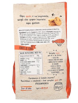 Biscotti con Fiocchi d'Avena e Frutta Bio - 3