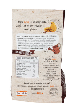 Biscotti con Gocce di Cioccolato Bio - 2