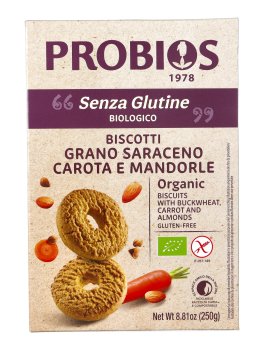 Biscotti con Grano Saraceno, Carota e Mandorle Bio - 2