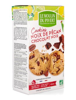 Biscotti con Noci di Pècan e Pepite di Cioccolato Fondente - 1