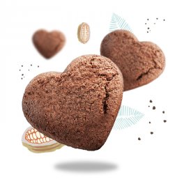 Biscotti Cuori di Mais e Riso al Cacao - 2