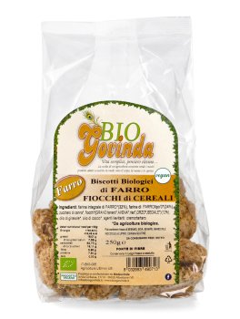 Biscotti di Farro e Fiocchi di Cereali Bio - 1