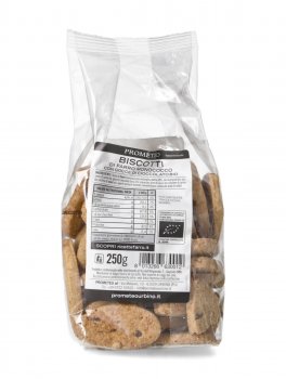 Biscotti di Farro Monococco con Gocce di Cioccolato Bio - 2