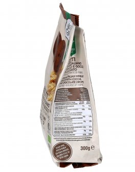 Biscotti di Grano con Cacao e Gocce di Cioccolato Bio - 3
