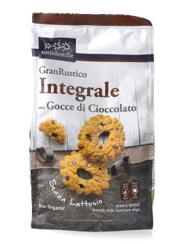 Biscotti GranRustico Integrale con Gocce di Cioccolato - 1