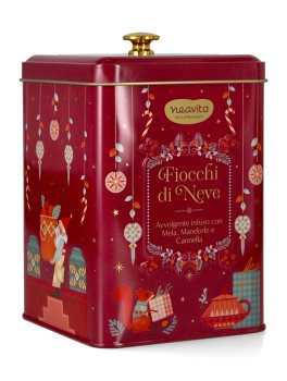 Biscottiera di Natale Christmas Infusion con Infuso Fiocco di Neve - 1