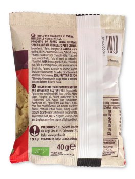 Biscotto Avena Cookie con Mirtilli Bio - 2