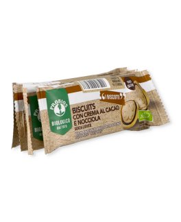 Biscuits con Crema al Cacao e Nocciola Bio - 1