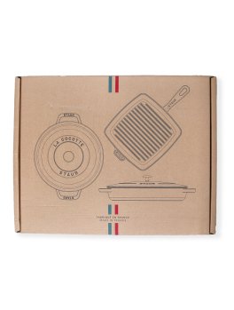 Bistecchiera Quadrata in Ghisa con Manico Staub - 26 cm - 3