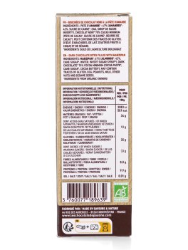 Bites Noir al Marzapane Ricoperte di Cioccolato Fondente Bio - 2