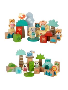 Blocchi in Legno da Costruzione Jungle Friends - 5