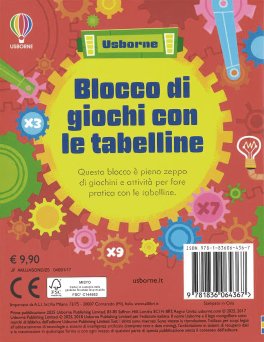 Blocco di Giochi con le Tabelline — Libro - 2