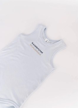Body Canottiera Bimbo - Azzurro - 2