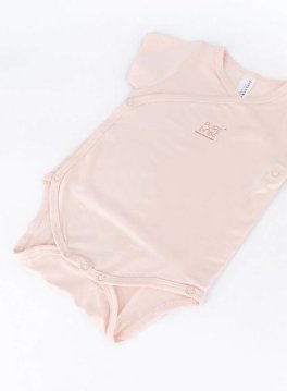 Body a Mezza Manica Bimba - Rosa - 3