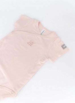 Body a Mezza Manica Bimba - Rosa - 2