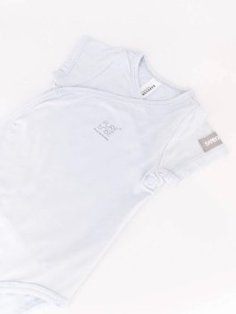 Body a Mezza Manica Bimbo - Azzurro - 2
