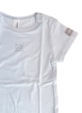 Body a Mezza Manica Bimbo - Azzurro - 2