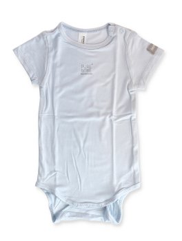 Body a Mezza Manica Bimbo - Azzurro - 1