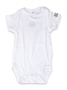 Body a Mezza Manica Bimbo - Bianco - 1