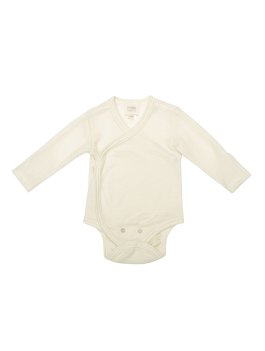 Body a Portafoglio con Manica Lunga in Lana Merino e Seta - 50/56cm - 1