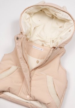 Body Warmer Bamboom - Gilet Smanicato Bimbo - Vintage Pink - 4