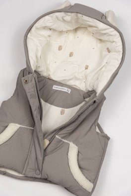 Body Warmer Bamboom - Gilet Smanicato Bimbo - Wet Grey - 2