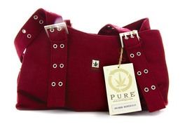 Borsa a Mano con 3 Tasche in Canapa e Cotone - Linea Vegan - 2