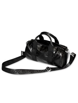 Borsa a Tracolla Nera - Metallic - 2