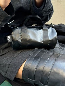 Borsa a Tracolla Nera - Metallic - 5
