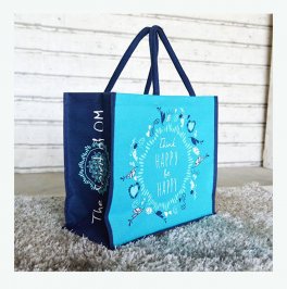 Borsa/Shopper in Juta Fiore della Vita - 4