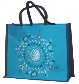 Borsa/Shopper in Juta Fiore della Vita - 3