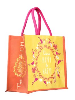 Borsa/Shopper in Juta Fiore della Vita - 1