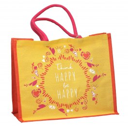 Borsa/Shopper in Juta Fiore della Vita - 2